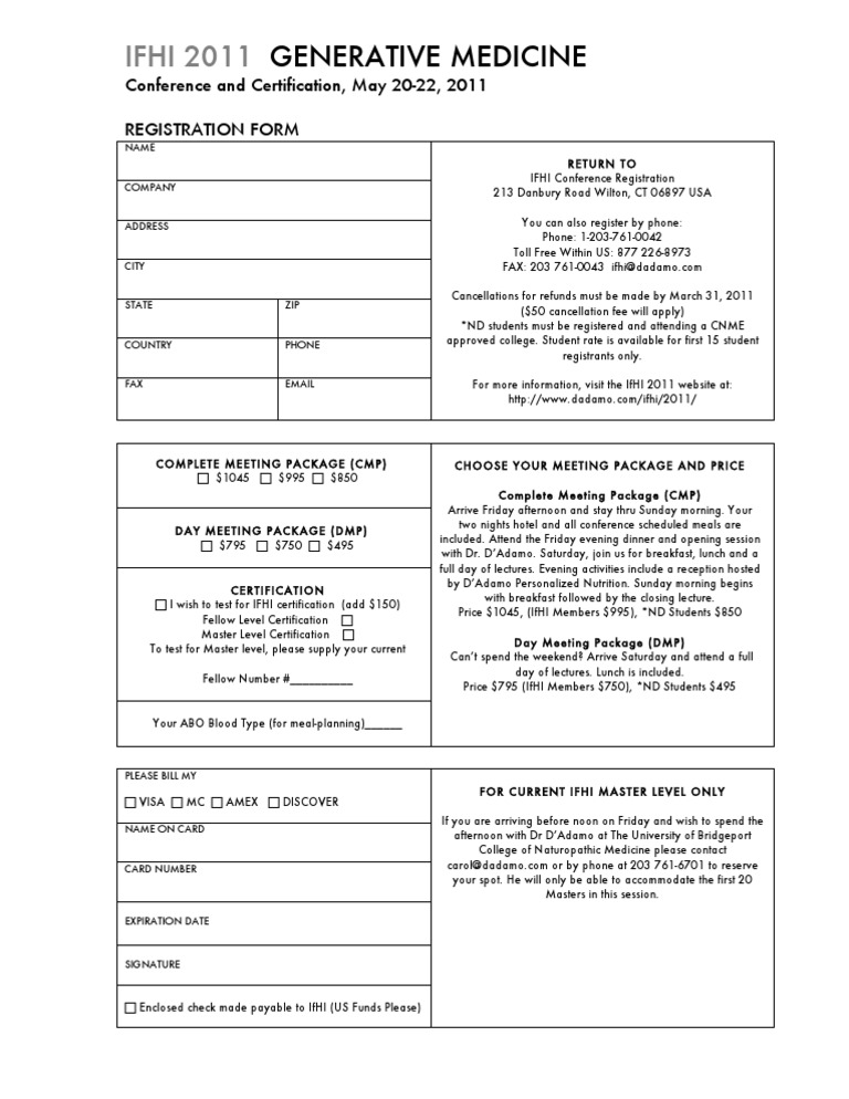 2011 Registration 1 | PDF