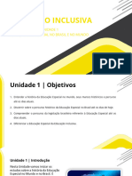 Slide Da Unidade - Educação Especial No Brasil e No Mundo