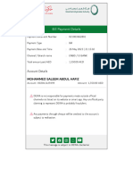 Dubai Electricity & Water Authority (DEWA) - Payment Receipt