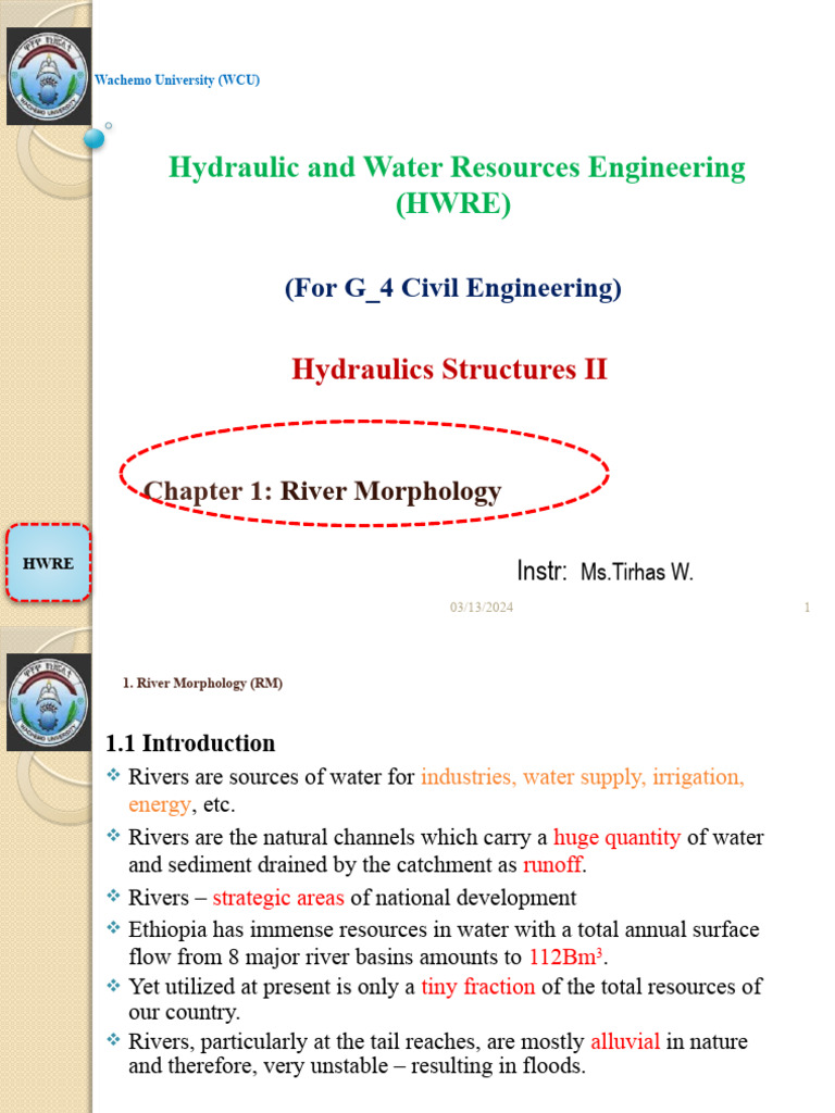 River Morphology and Engineering Insights | PDF | River | Stream