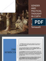 Gender and Political Theory in The c18th and c19th I 2022