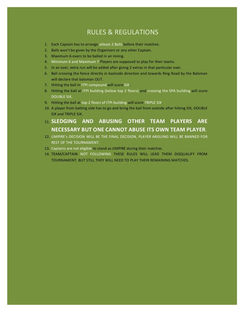 Rules | PDF