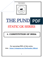 Constitution of India - Indian Polity Compiled Notes For SSC Exams 2024