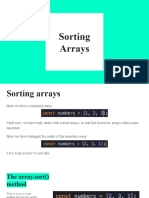 Sorting Arrays