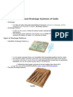 Drainage Patterns and Drainage Systems of India