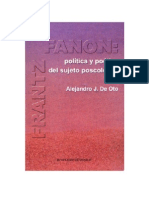 Frantz Fanon Política y poética del sujeto poscolonial