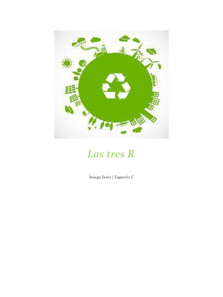 Importancia de las 3R en Ecología | PDF | Ciencia y matemáticas ...