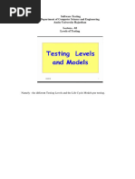 Levels of Testing