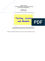 Levels of Testing