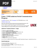 Comunicacao Serial Terminal Com Minicom No Linux Centos