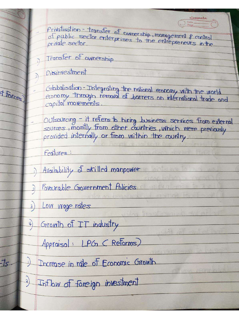 Economics Notes | PDF
