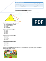 Avaliação Diagnostica 7º Ano (Geometria)