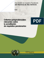 05 Criterios Jurisprudenciales Relevantes Sobre La Acreditacion de Requesitos Pensionarios