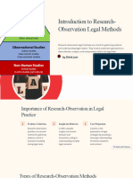 Introduction To Research Observation Legal Methods