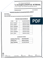 Annual Exam Circular