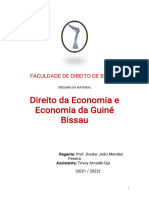 Lições de Direito Da Economia e Economia Da Guiné-Bissau II