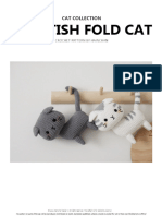 Cat Collection Scottish Fold Cat Crochet Pattern by Hainchan - PDF