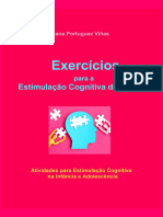 Livro Exercício para A Estimulação Cognitiva Da Atenção. Atividades para Estimulação Cognitiva Na Infância e Adolescência.