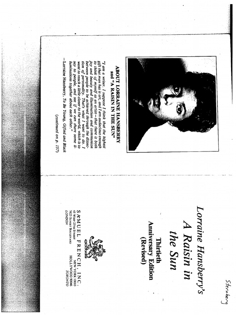 A Raisin in The Sun - Script | PDF