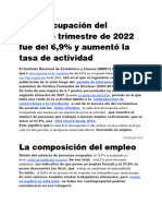 Investigaciones Periodisticas Varias Desempleo