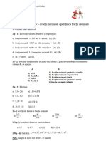 0 Fractii Zecimale Operatii Test Sumativcl.5