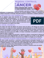 Cartel Día Mundial Cáncer Ilustrativo Multicolor