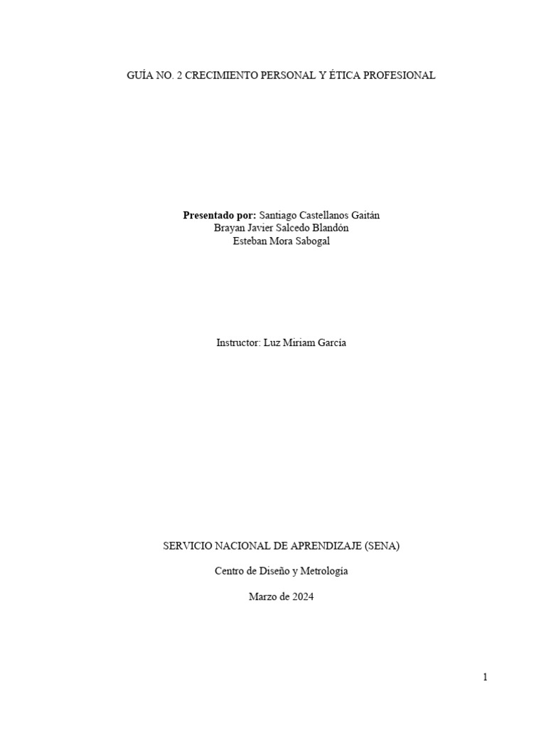 Crecimiento Personal y Ética Profesional | PDF | Derechos humanos ...