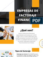 Empresas de Factoraje Financiero