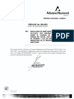 R.D 01-033-21 Reglamento Sobre Llenado de La DAV (Circular 204-2021)