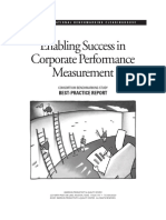Enabling Success in Corporate Performance Measurement