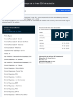 M. Santa Martha: Horario y Mapa de La Línea 52C de Autobús