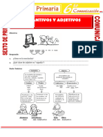 Reconociendo Al Sustantivo y Al Adjetivo para Sexto de Primaria