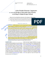 Evaluation of The Flexible Elements Components in Housing Design To Determine Their Priority According To Delphi Design Method