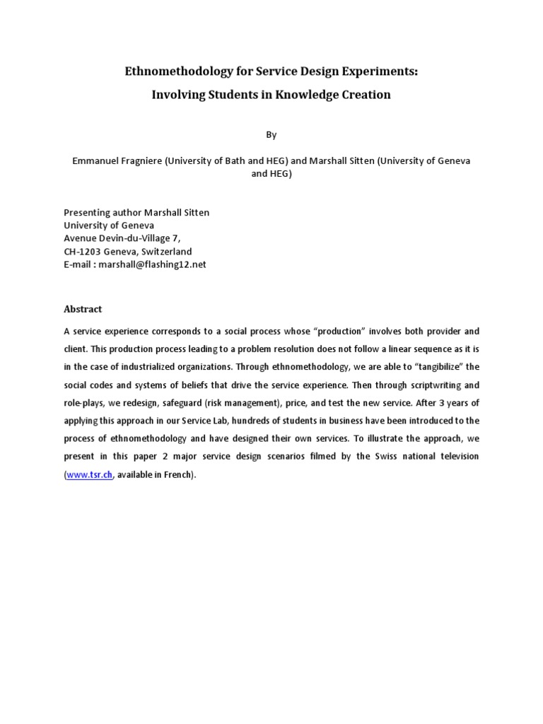 Ethnomethodology theory image