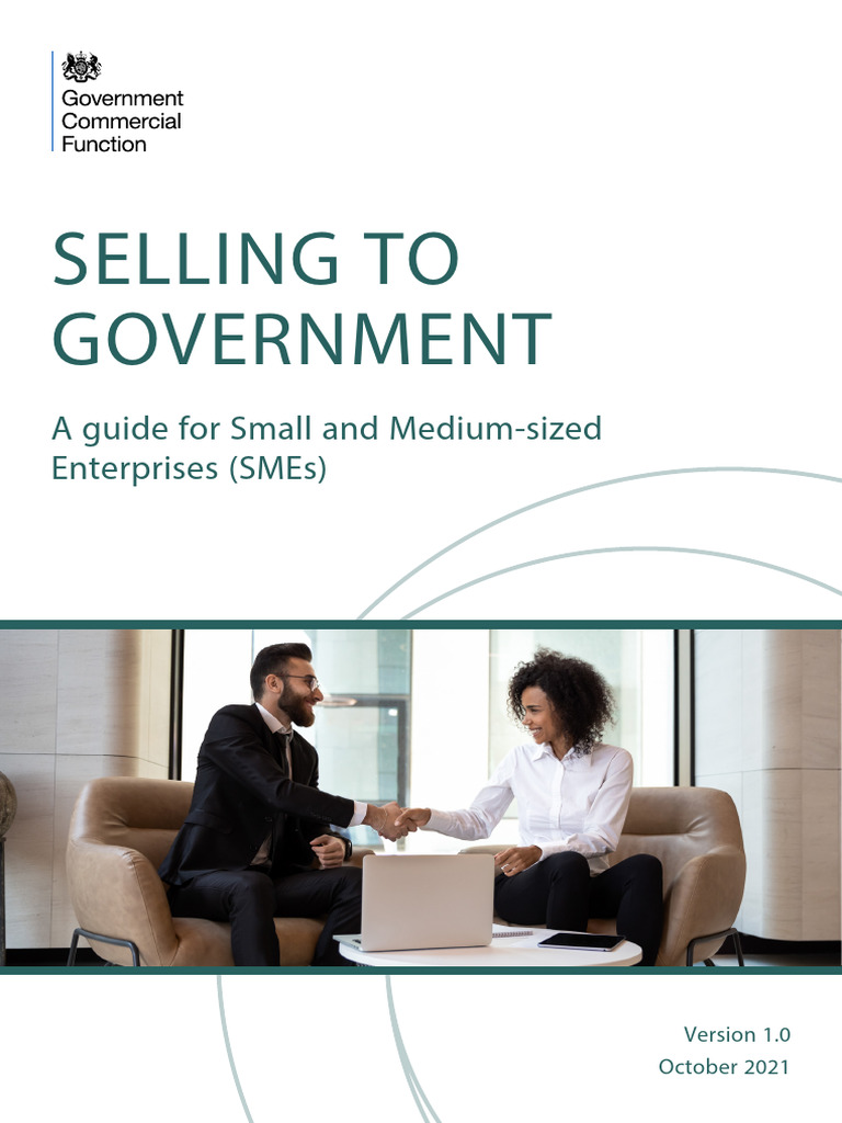 SME Selling To Government Guide | PDF | Procurement | Small And Medium ...