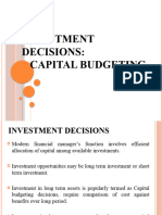5, 6 & 7 Capital Budgeting