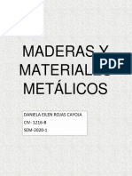 Informe Maderas y Metales