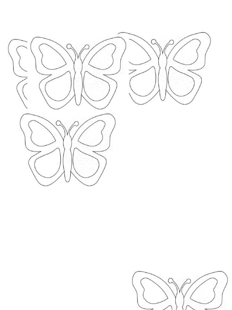 Moldes de mariposas pdf