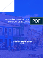 PDF - Seminário de Psicopedagogia em Salvador - 2024