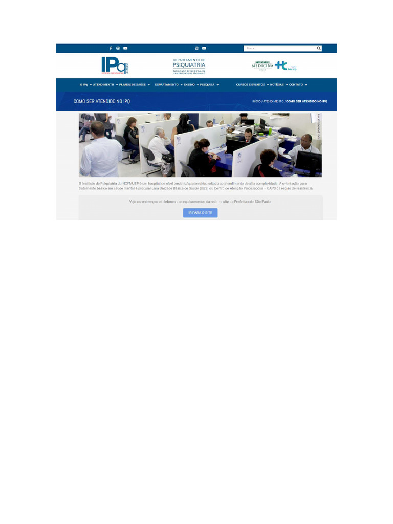 Como Ser Atendido No Ipq | PDF