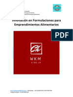 Fórmulas para Alimentos - WKM & BOL - Ar - 5.0