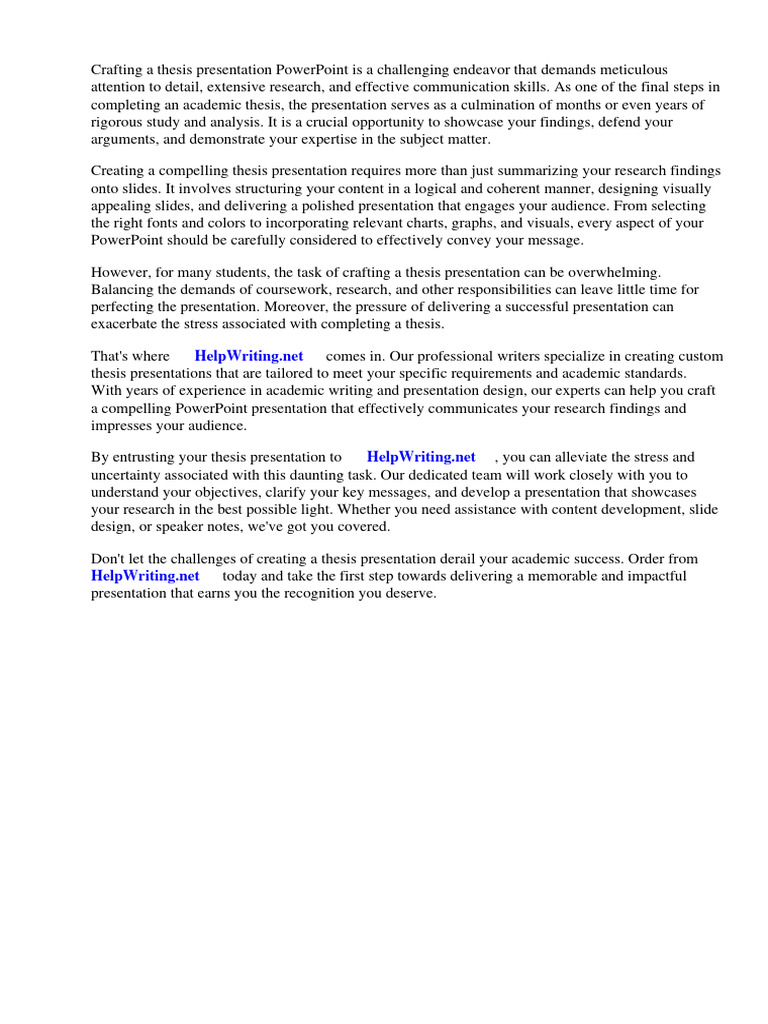 Thesis Presentation Powerpoint Pdf Microsoft Power Point Thesis