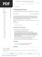 Softwareserial Library: Limitations of This Library