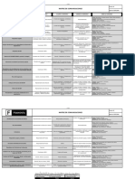 Matriz de Comunicaciones