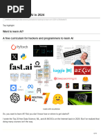 Roadmap To Learn AI in 2024