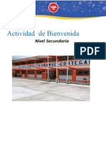 SESIÓN 1 - Bienvenida - Secundaria