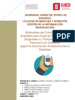 Estándares de Cuidados para Diabetes - EQUIPO 3 GESTIÓN DE LA INFORMACIÓN