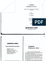 Cameron Hydraulic Data