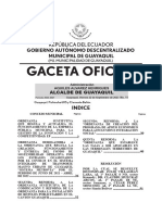 "La Segunda Reforma A La Ordenanza Sustitutiva Gaceta-11