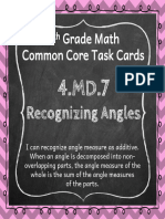 4 Grade Math Common Core Task Cards